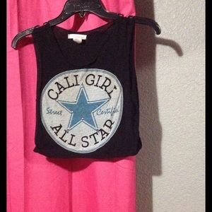 Black crop top