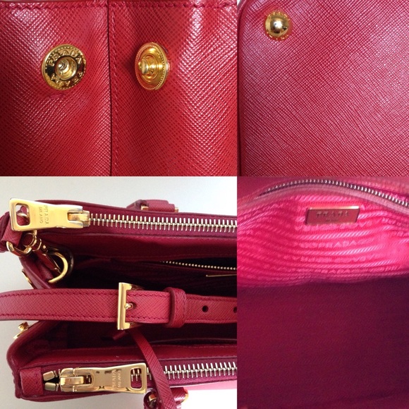 PRADA
Saffiano Lux Handbag Red Fuoco Tote Bag - Picture 4 of 4