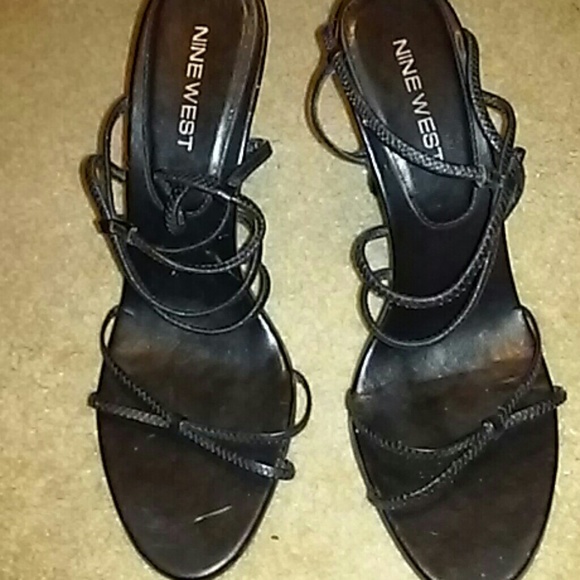 🚫SOLD Sexy Strappy Black Heel - Picture 2 of 3