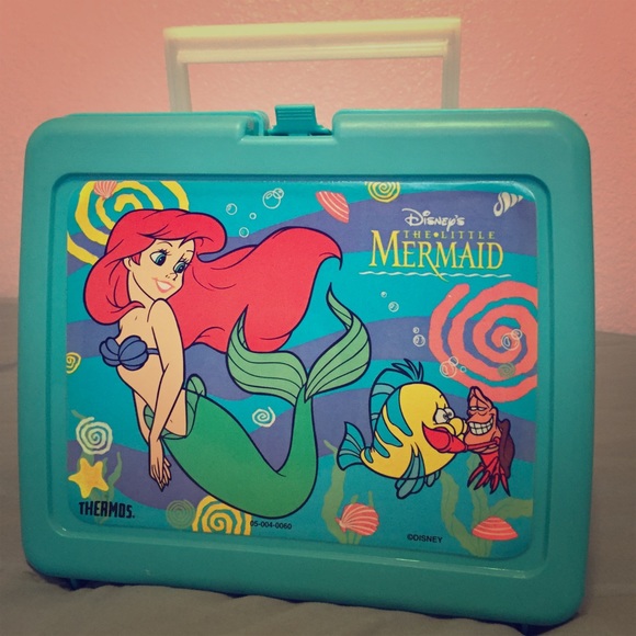 vintage little mermaid lunch box