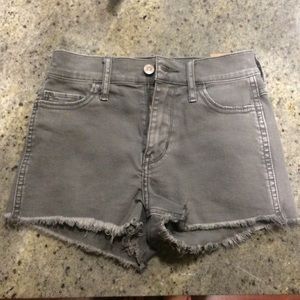 Hollister Grey High Rise Shorts