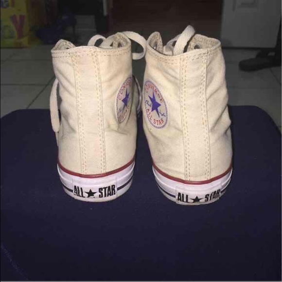 Sold‼️‼️ Beige Converse sneakers - Picture 2 of 4