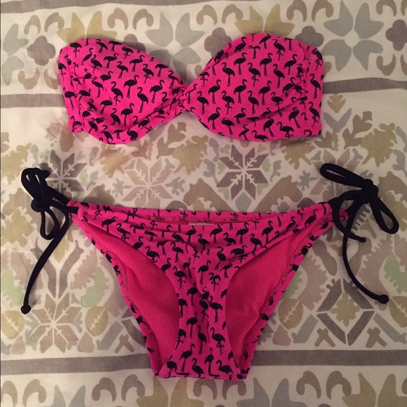 Pink Flamingo Bikini