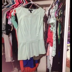 Light mint green top
