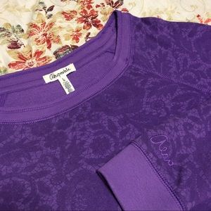 New Aeropostale Long Sleeve Purple Shirt Large