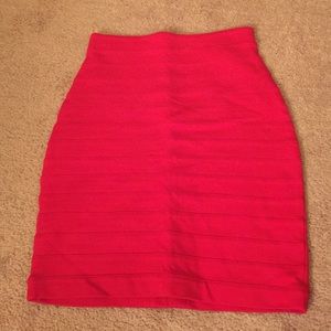 Red Express Skirt