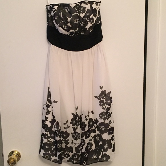 Black & White Floral Dress