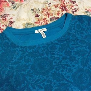 New Aeropostale Blue Floral Shirt Size Large