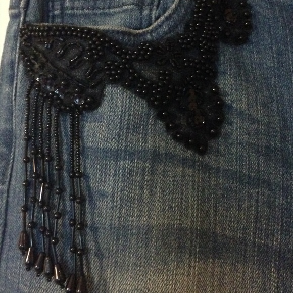 Nwt Michael Kors embellished  jeans no trades - Picture 3 of 4