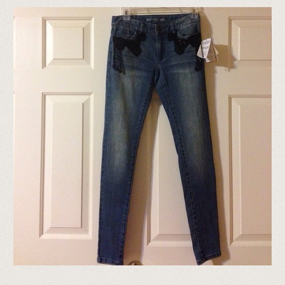Nwt Michael Kors embellished  jeans no trades - Picture 4 of 4