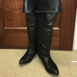 Lucky Brand knee height black boots