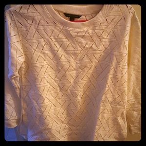Cream knitted Banana Republic sweater. XS...