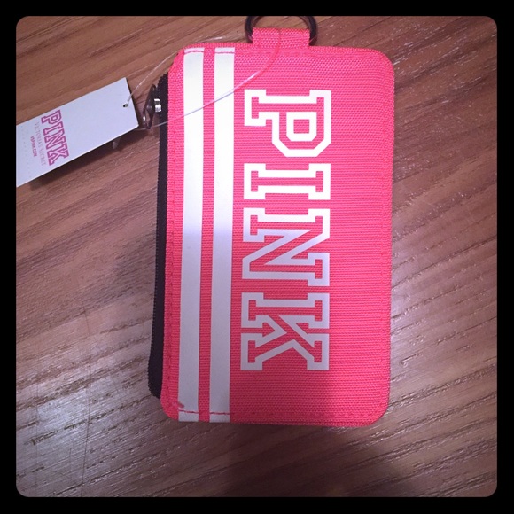Victoria's Secret Pink Hot Pink ID Case