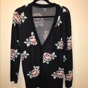 Black Rose Cardigan