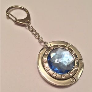 Purse hanger - light blue in first photo