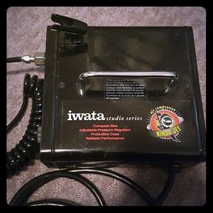 Iwata Studio series air compressor and airbrush