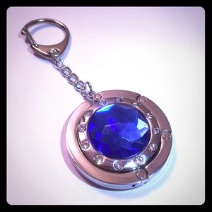 Purse hanger- dark blue in first photo