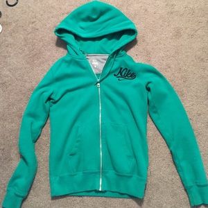 Green Nike jacket