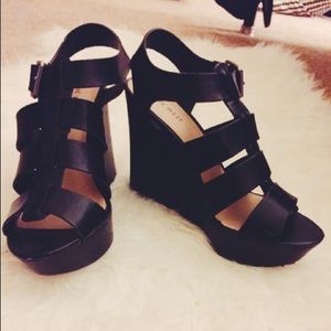 NINE WEST "Desire" Platform Wedges (Size 7.5)