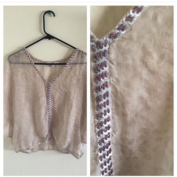 off white loose blouse