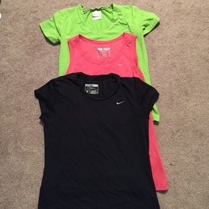 Lot of three nike shirts