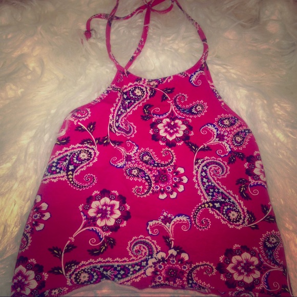 Charlotte Russe printed crop top