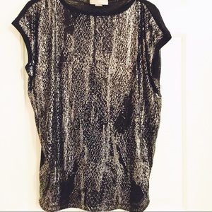 MICHAEL KORS Sequined Top (Size: M)