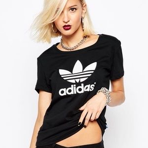 Women's Small Adidas Trefoil T-Shirt