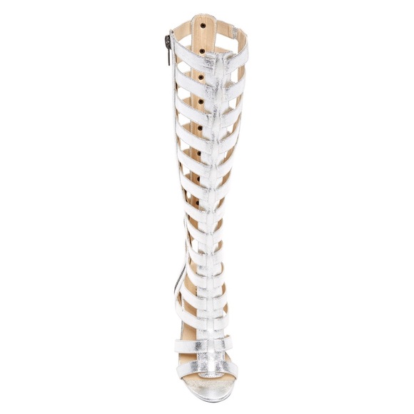 🌲Buy 1 Get 1 Free🌲 Silver gladiator heels - Picture 2 of 4