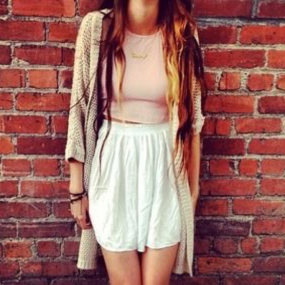 Brandy Melville white skirt BNWOT