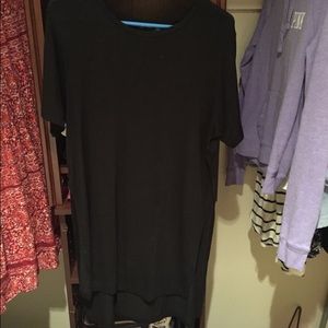 Black brandy t-shirt dress