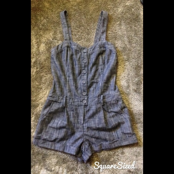 Denim romper from forever 21
