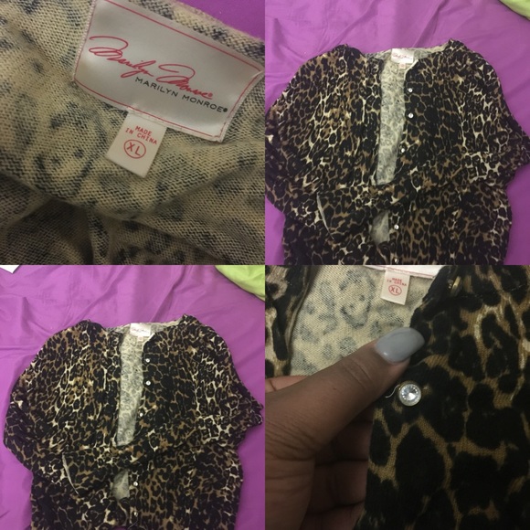 Marilyn Monroe Cardigan Sz. XL