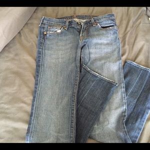 7 for all mankind straight leg denim