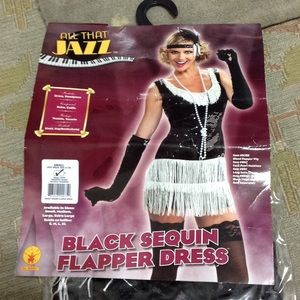 Sequin flapper costume