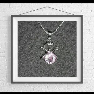 Sterling Silver Alexandrite Birthstone Pendant