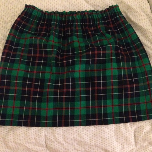 Plaid J. Crew Skirt