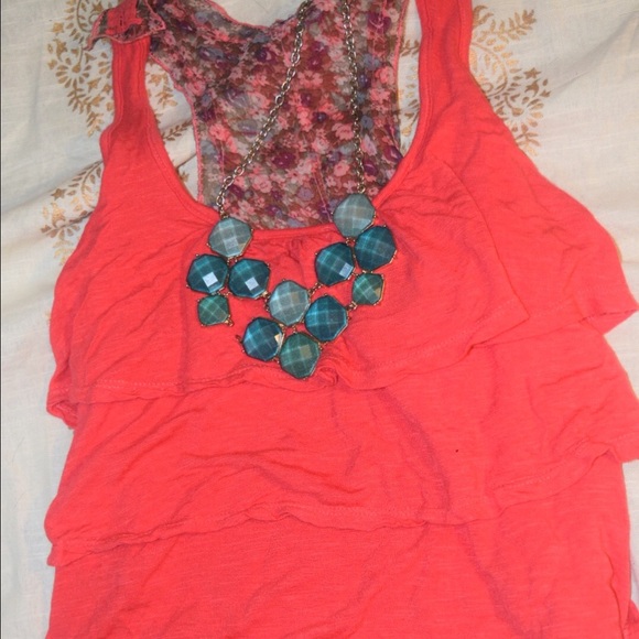 Pink Layered Ruffle Top - Picture 2 of 4