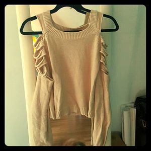 F21 Knit Cutout Sweater M