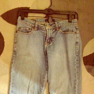 New York & Company straight leg jeans.
