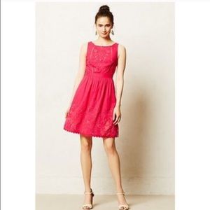 Anthropologie Rhododendron Dress