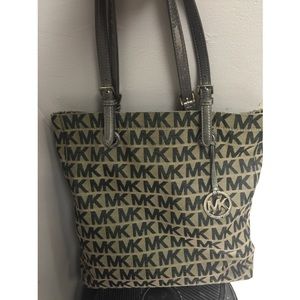 Gray Michael Kors tote