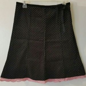 Polk Dot Skirt with Bow