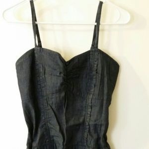 Denim Romper