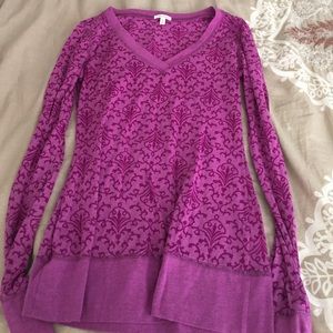 Long Sleeve Purple shirt