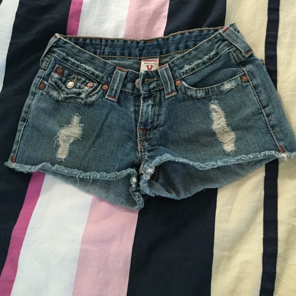 Authentic true religion jean shorts