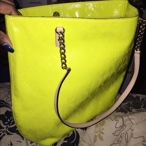 Neon Yellow MK Bag