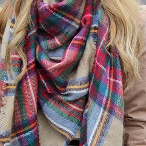 Ship Today!!!! Plaid Tartan Scarf - Available Now