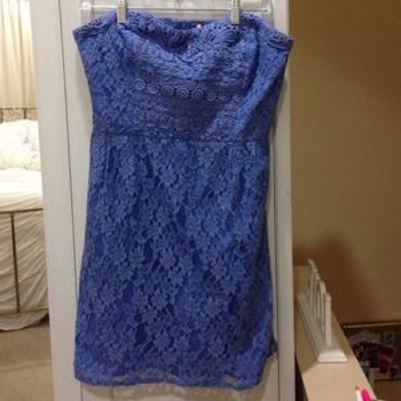 Free People Strapless Lace Dress - Picture 2 of 2