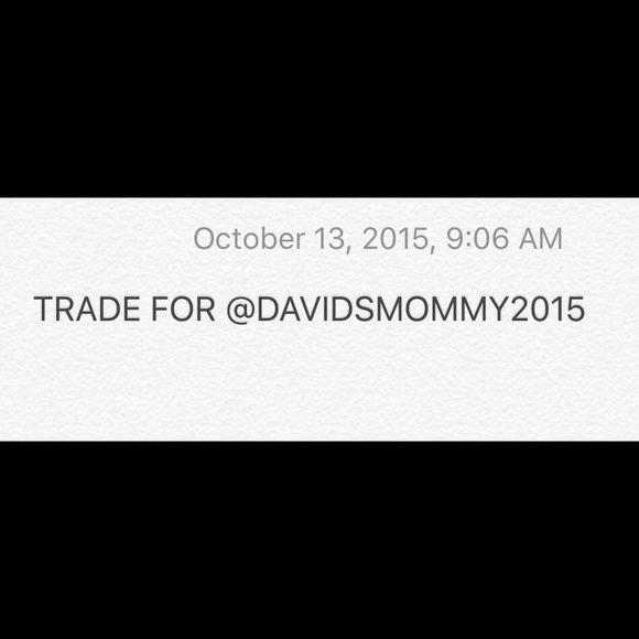 TRADE FOR @DAVIDSMOMMY2015